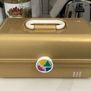 Gold Caboodles Makeup Case